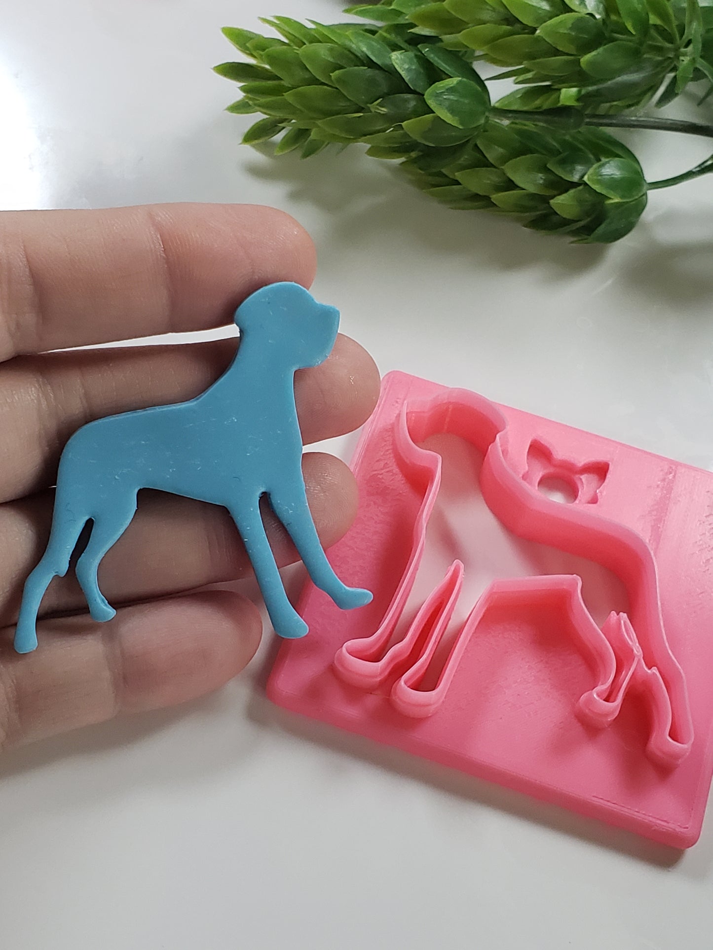 Dog Silhouette #1 Clay Cutter - STL AND 3MF Digital File Download **Commercial License Included**