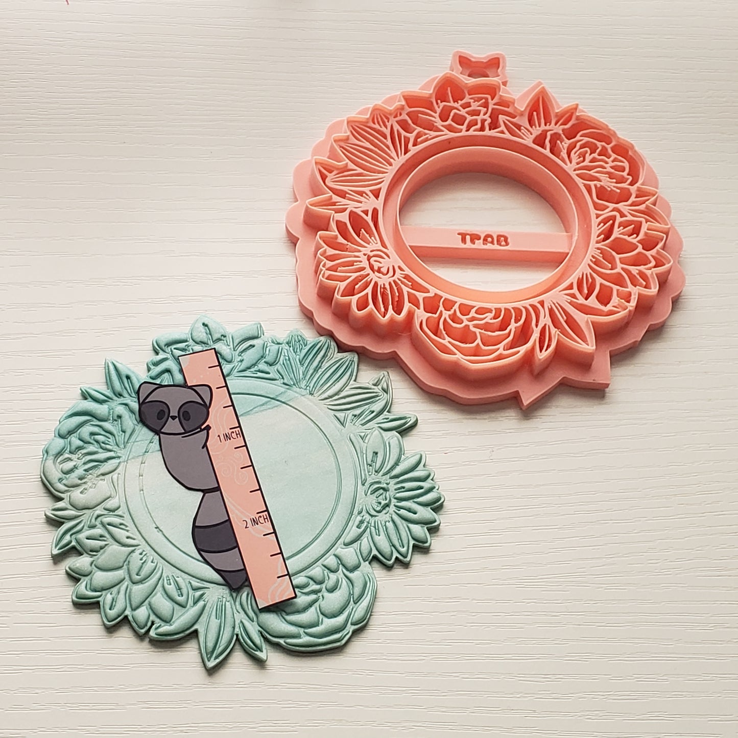 Floral Ornament Trinket Dish Clay Cutter - STL AND 3MF Digital File Download **Commercial License Included**