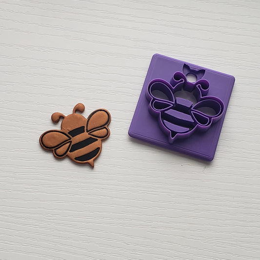 Bee Clay Cutter - STL AND 3MF Digital File Download **Commercial License Included**