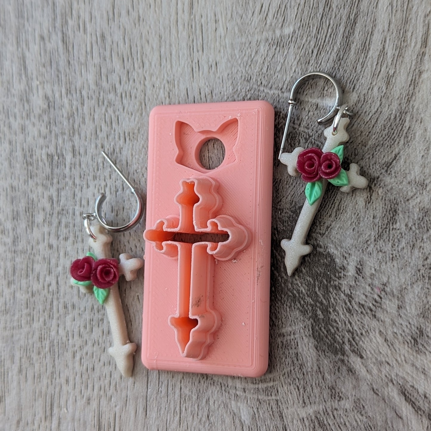 Ornate Cross Clay Cutter - STL AND 3MF Digital File Download **Commercial License Included**