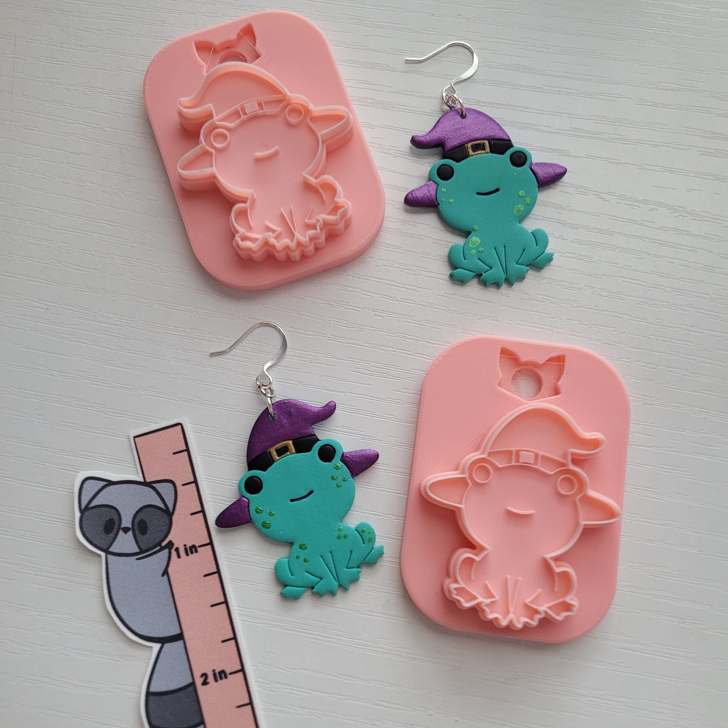 Witchy Frog Clay Cutter - STL AND 3MF Digital File Download **Commercial License Included**