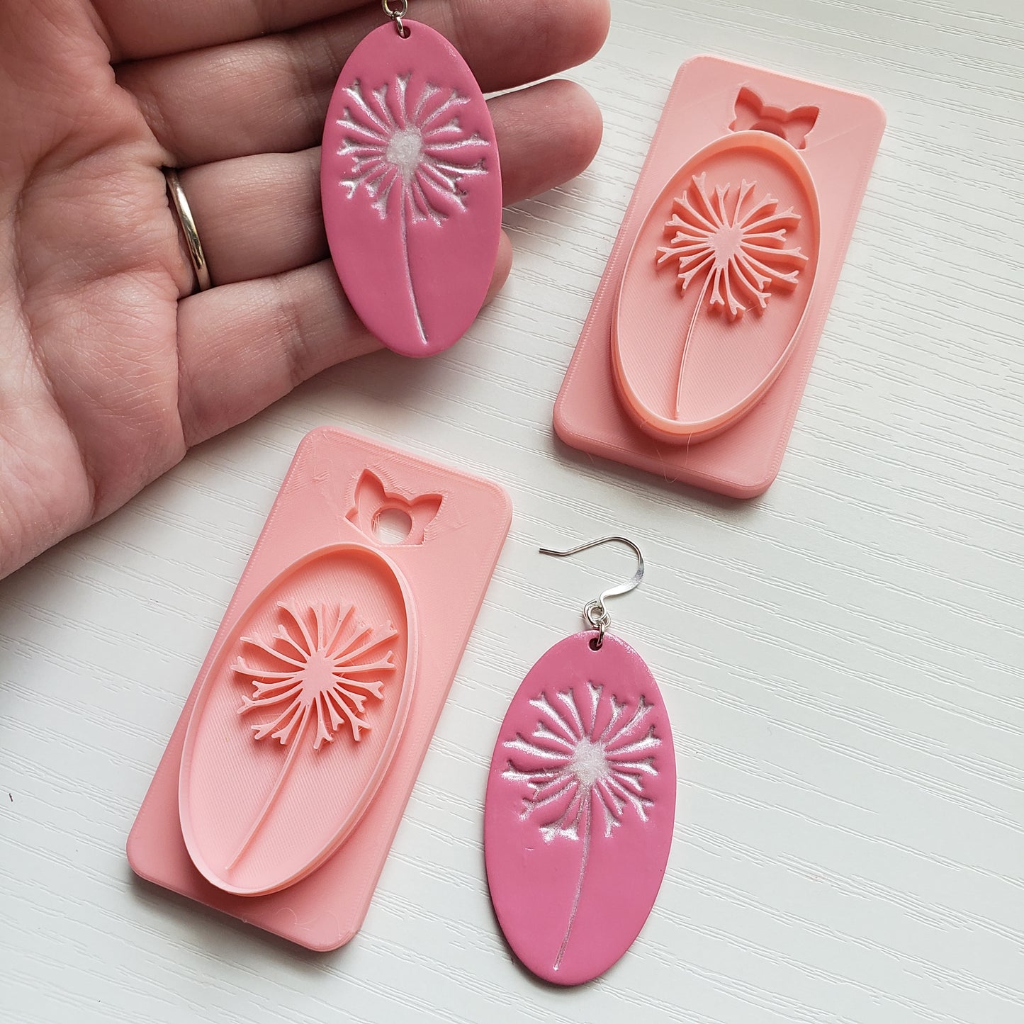 Dandelion Clay Cutter - STL AND 3MF Digital File Download **Commercial License Included**