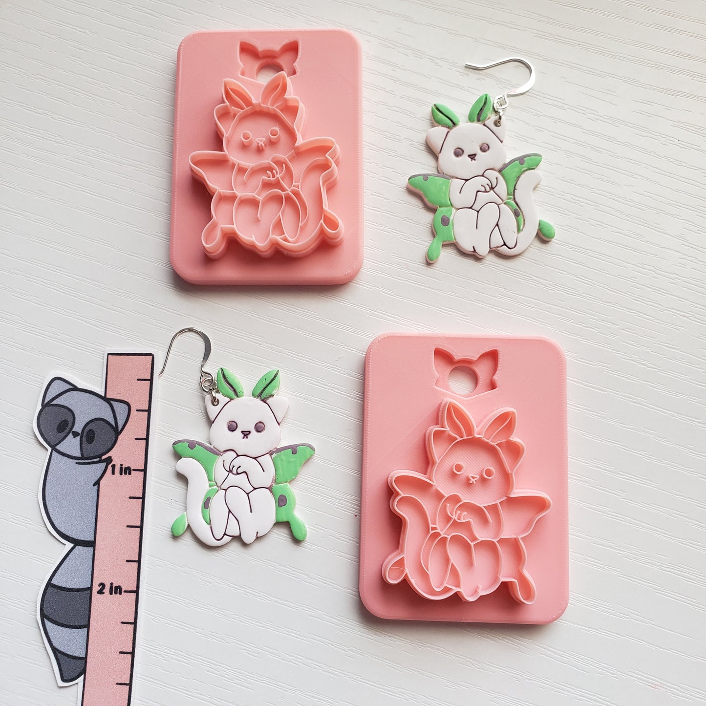 LunaKitty Clay Cutter - STL AND 3MF Digital File Download **Commercial License Included**