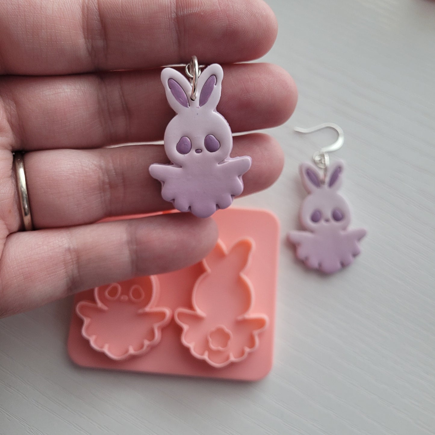 Bunny Ghost Clay Cutter - STL AND 3MF Digital File Download **Commercial License Included**