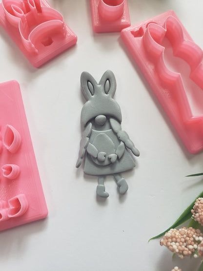 Easter Gnome Set Clay Cutter - STL AND 3MF Digital File Download **Commercial License Included**