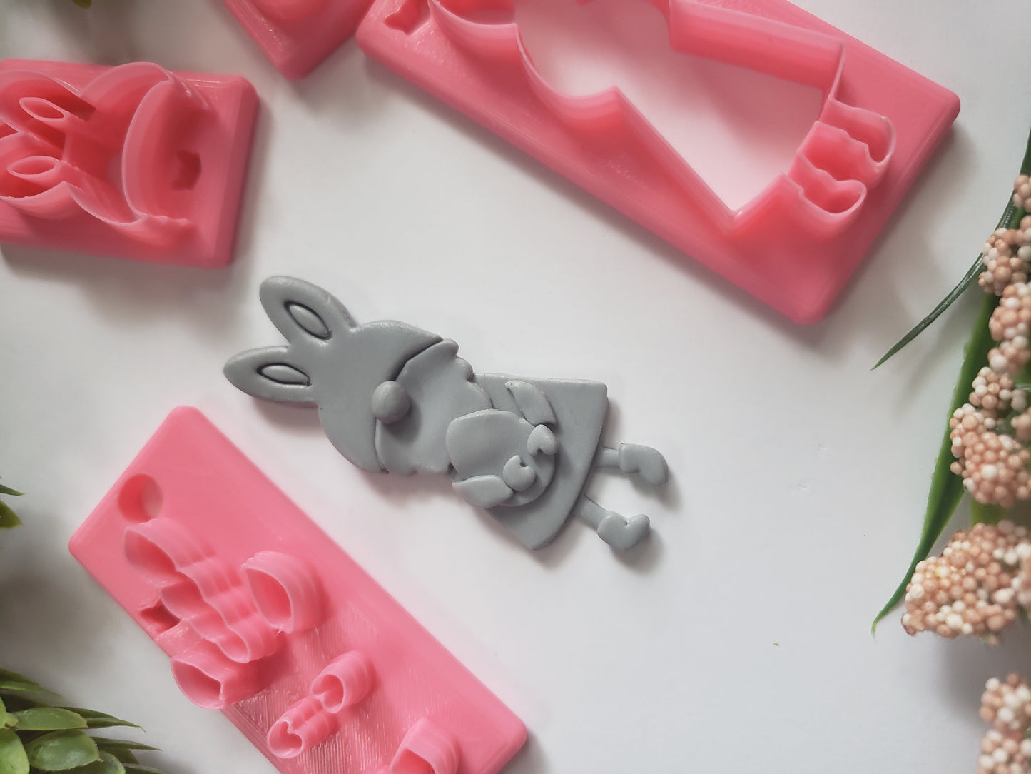 Easter Gnome Set Clay Cutter - STL AND 3MF Digital File Download **Commercial License Included**