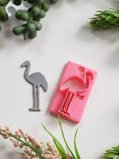 Flamingo Clay Cutter - STL AND 3MF Digital File Download **Commercial License Included**