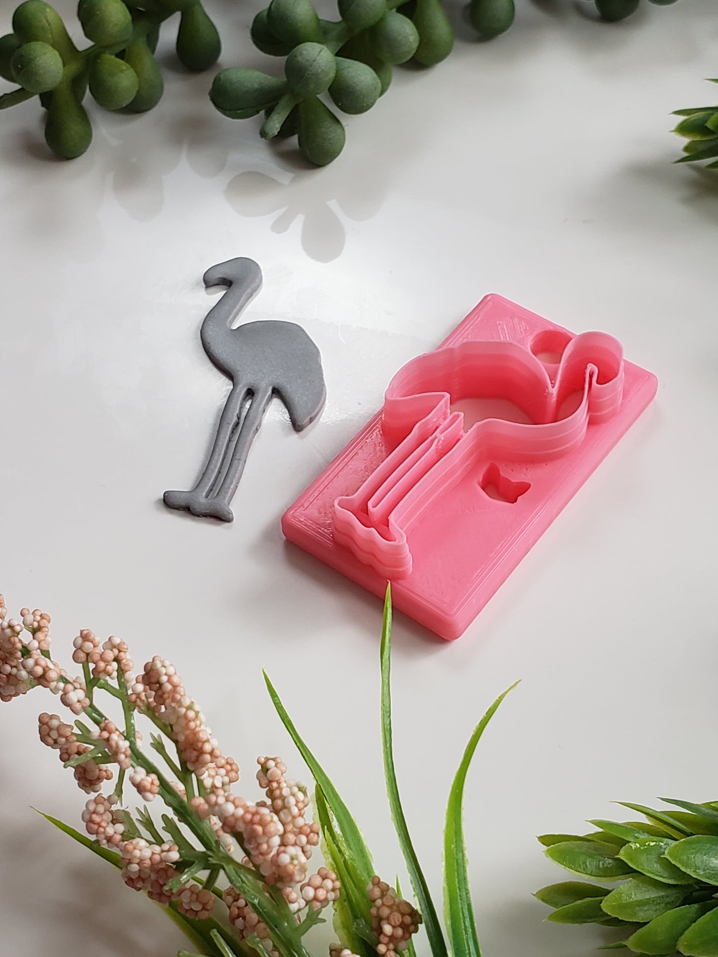 Flamingo Clay Cutter - STL AND 3MF Digital File Download **Commercial License Included**