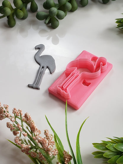 Flamingo Clay Cutter - STL AND 3MF Digital File Download **Commercial License Included**