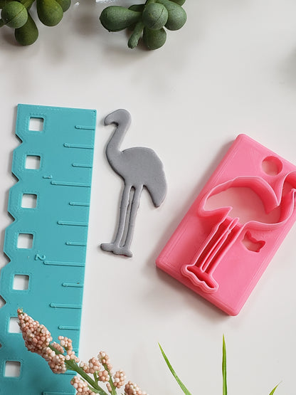 Flamingo Clay Cutter - STL AND 3MF Digital File Download **Commercial License Included**