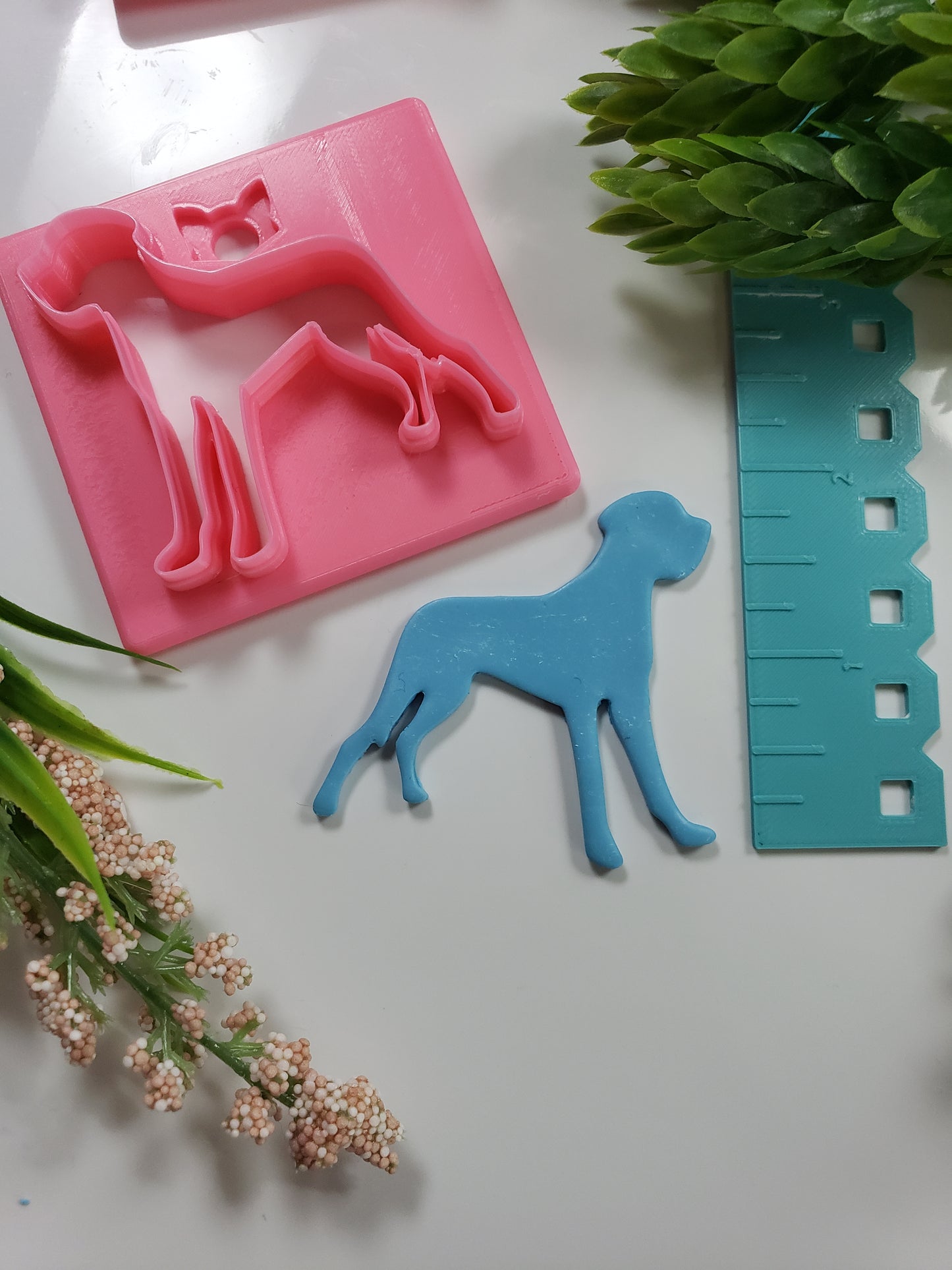 Dog Silhouette #1 Clay Cutter - STL AND 3MF Digital File Download **Commercial License Included**
