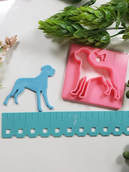 Dog Silhouette #1 Clay Cutter - STL AND 3MF Digital File Download **Commercial License Included**