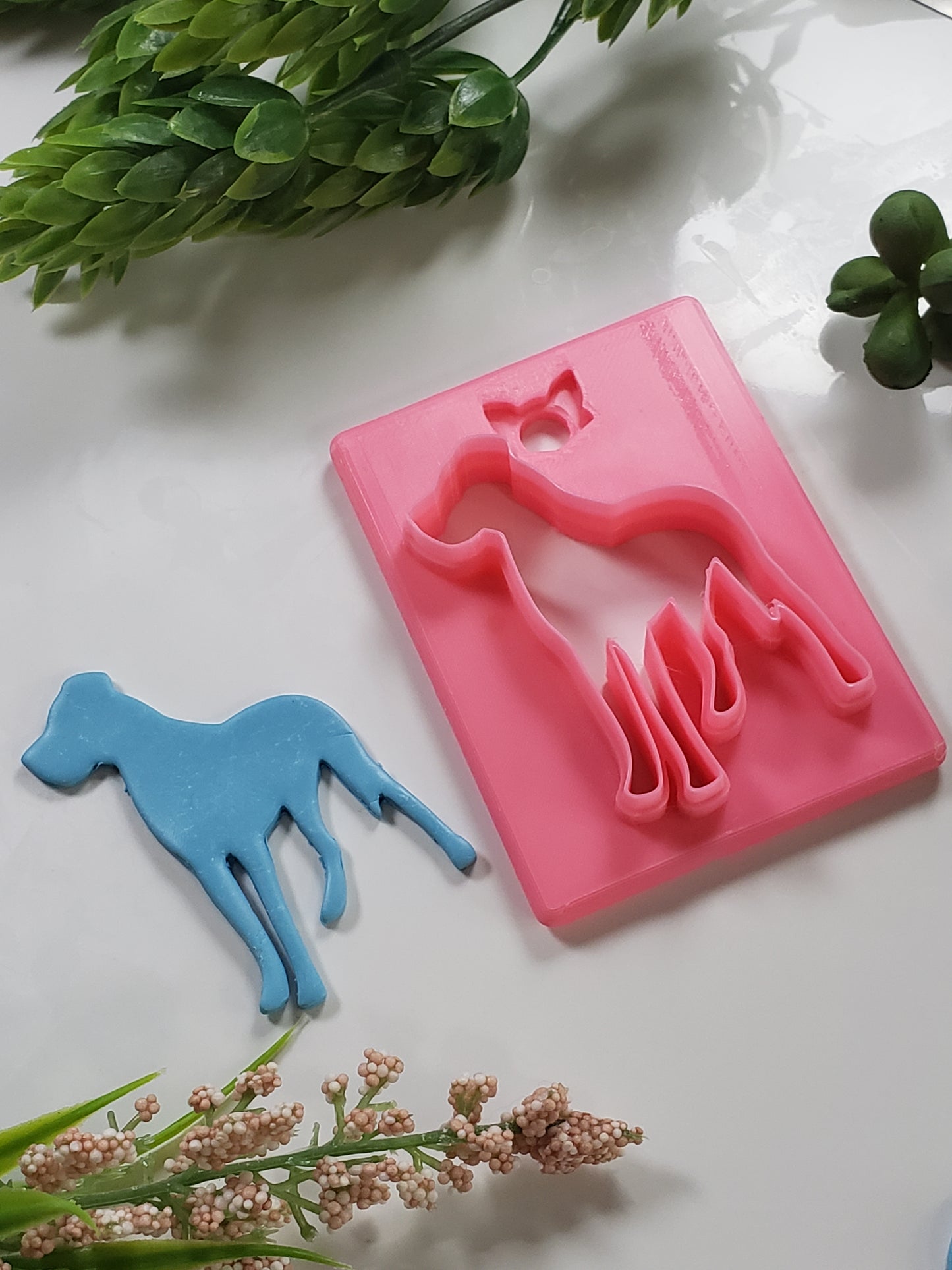 Dog Silhouette #2 Clay Cutter - STL AND 3MF Digital File Download **Commercial License Included**