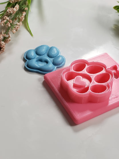 Heart Paw Clay Cutter - STL AND 3MF Digital File Download **Commercial License Included**