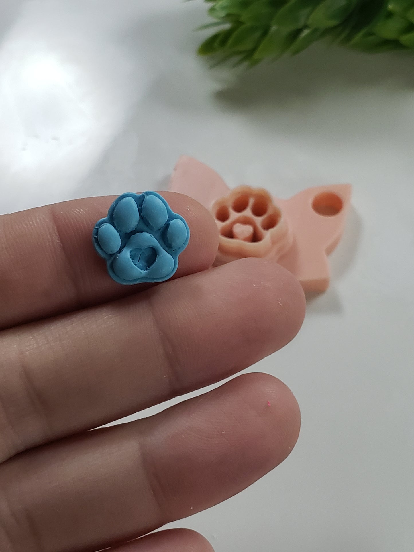 Tiny Heart Paw Clay Cutter - STL AND 3MF Digital File Download **Commercial License Included**