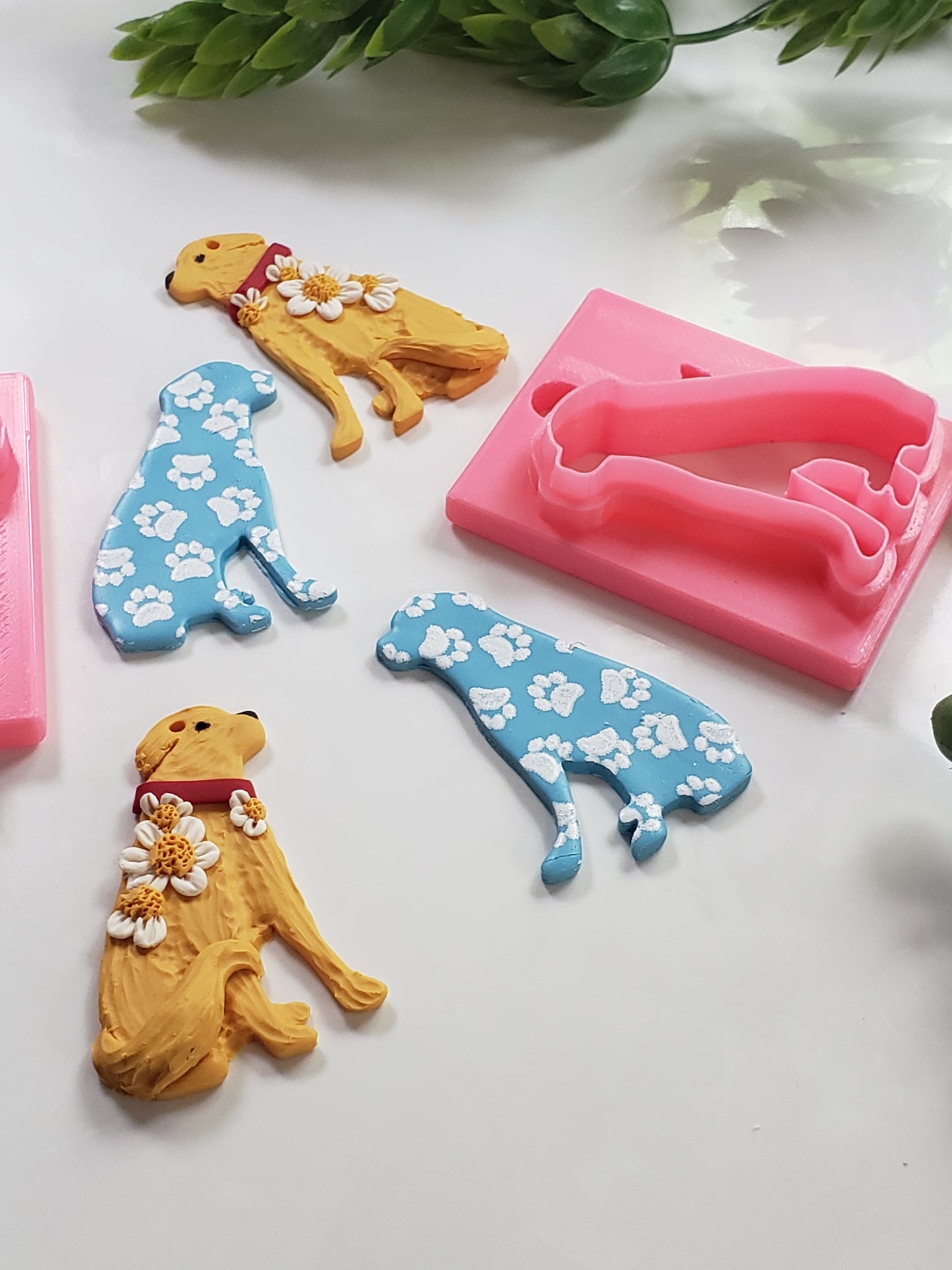 Dog Silhouette #4 Clay Cutter - STL AND 3MF Digital File Download **Commercial License Included**