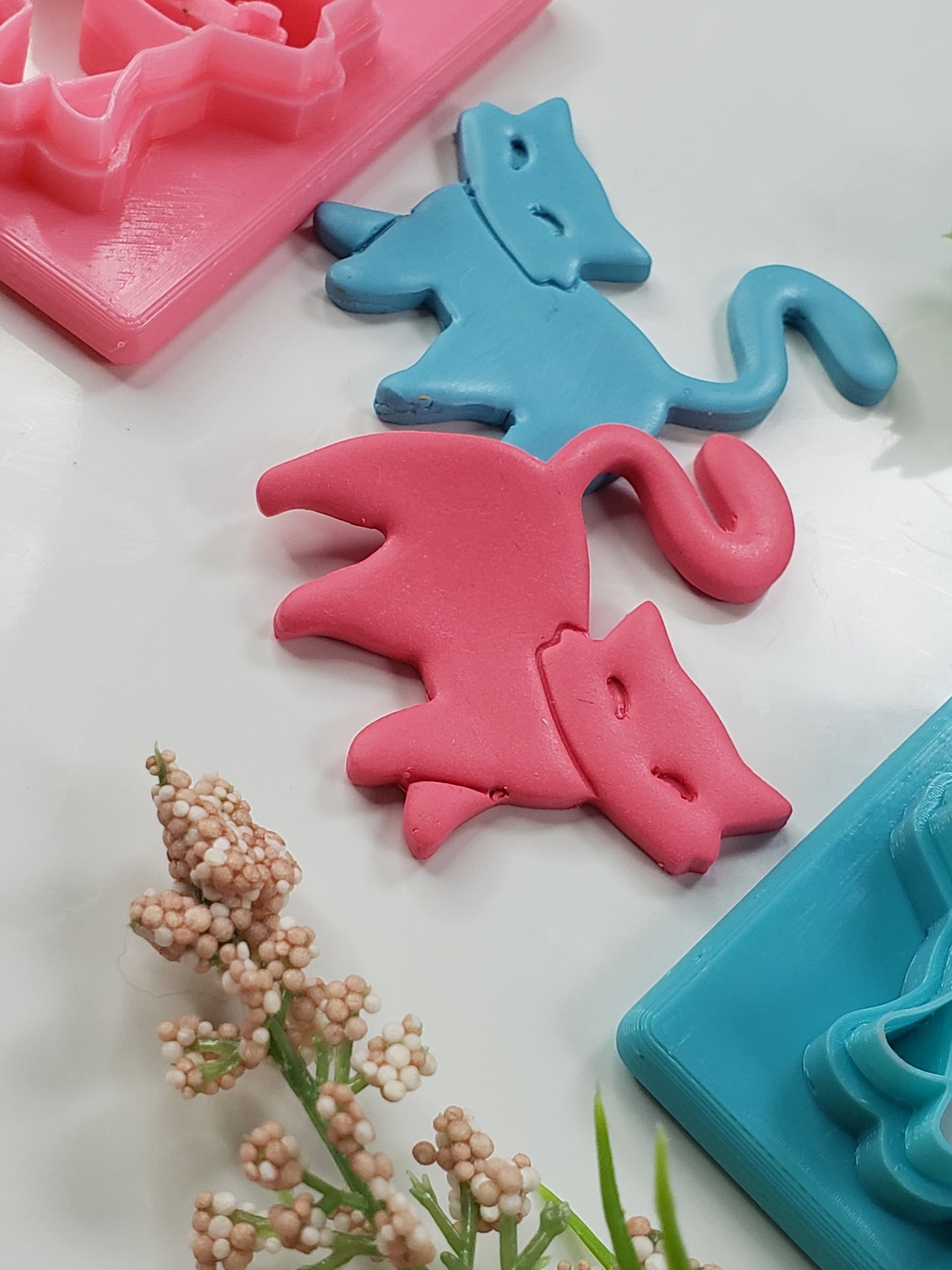Abstract Kitty Clay Cutter - STL AND 3MF Digital File Download **Commercial License Included**