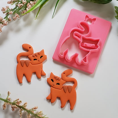 Abstract Kitty Clay Cutter - STL AND 3MF Digital File Download **Commercial License Included**