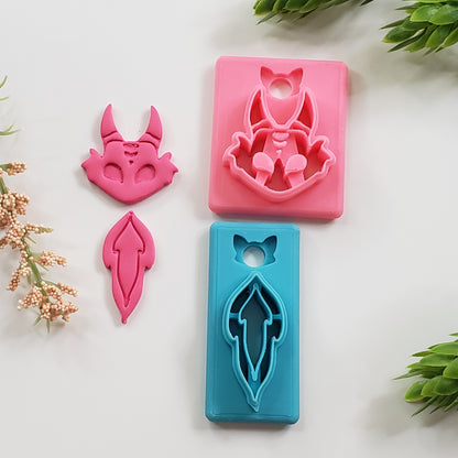 Dragon And Flame Clay Cutter - STL AND 3MF Digital File Download **Commercial License Included**