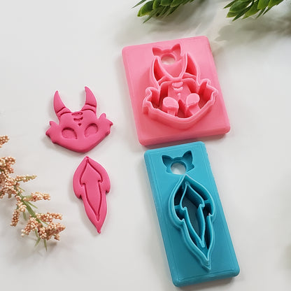 Dragon And Flame Clay Cutter - STL AND 3MF Digital File Download **Commercial License Included**