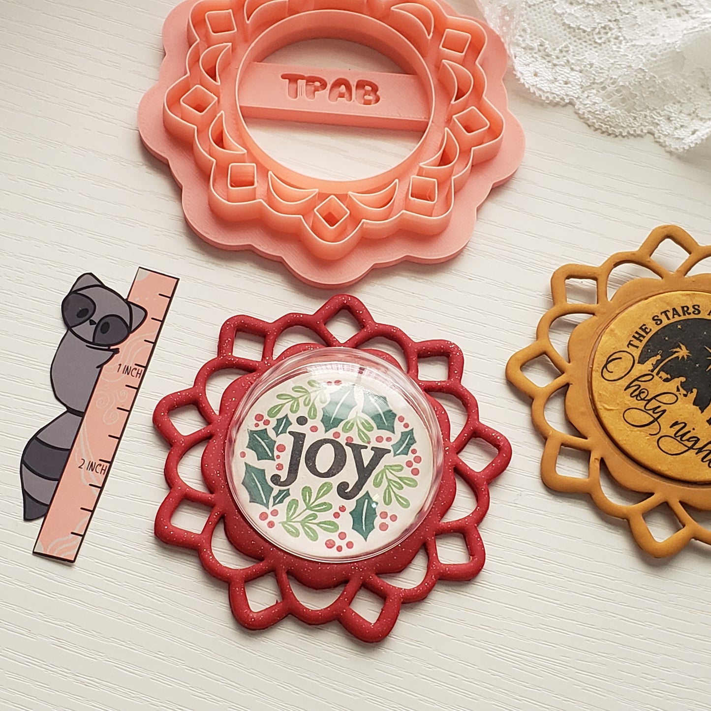 Elegant Circle Ornament Clay Cutter - STL AND 3MF Digital File Download **Commercial License Included**