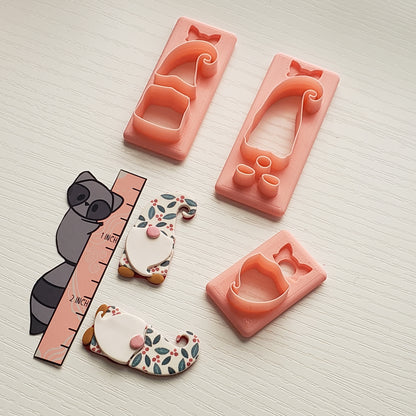 Gnome Set 1 Clay Cutter - STL AND 3MF Digital File Download **Commercial License Included**