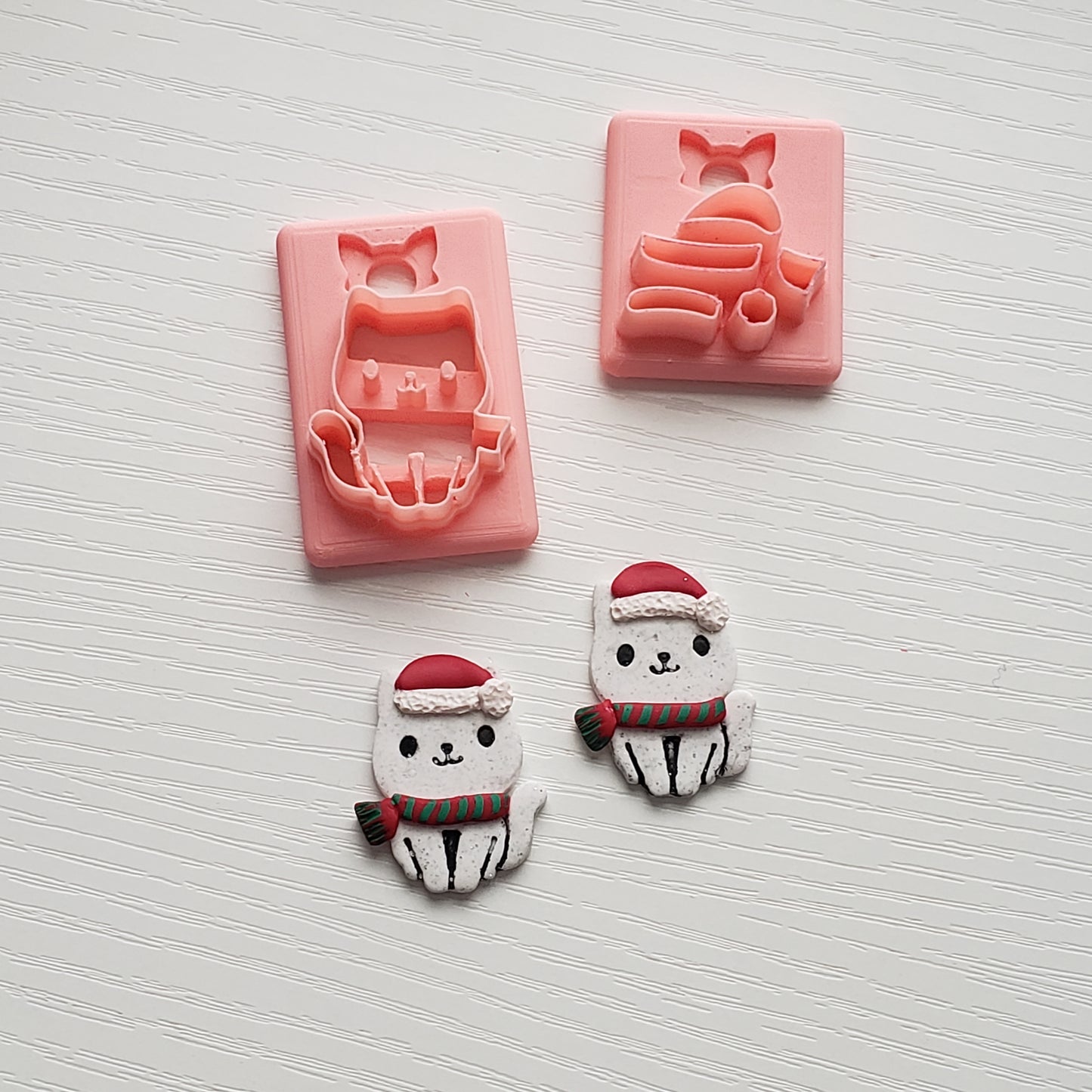 Cat With Scarf Clay Cutter - STL AND 3MF Digital File Download **Commercial License Included**