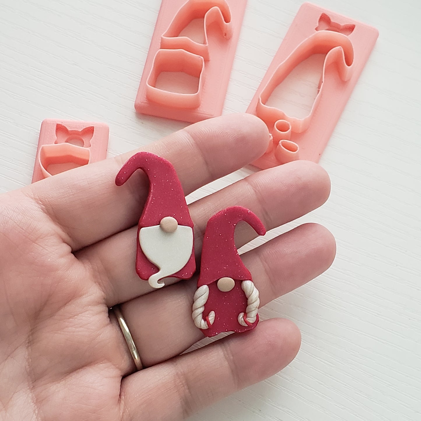 Gnome Set 2 Clay Cutter - STL AND 3MF Digital File Download **Commercial License Included**