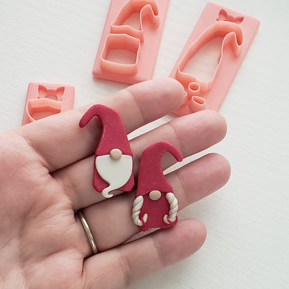 Gnome Set 2 Clay Cutter - STL AND 3MF Digital File Download **Commercial License Included**