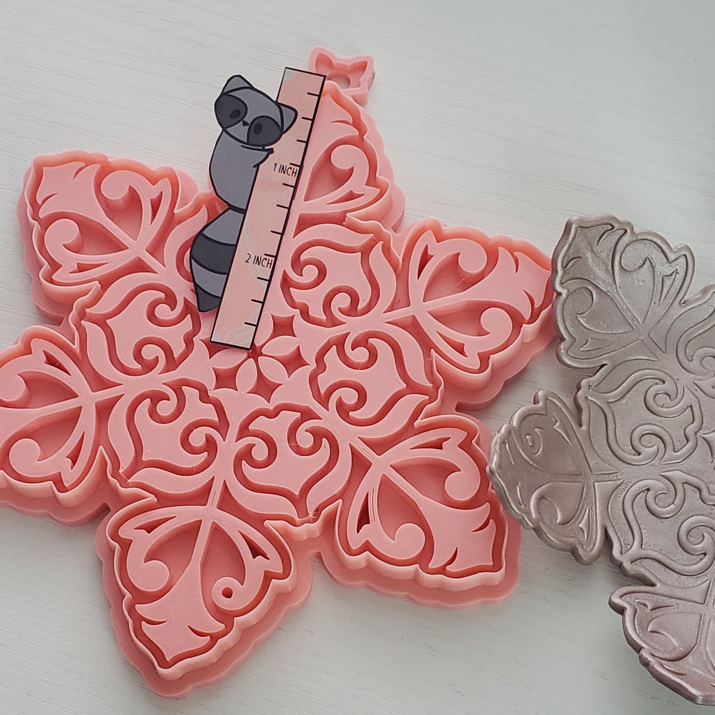 Snowflake Trinket Dish Clay Cutter - STL AND 3MF Digital File Download **Commercial License Included**