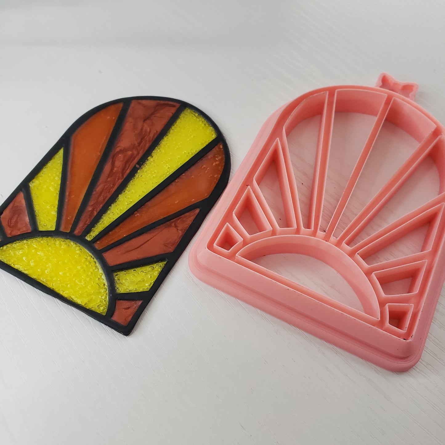 Boho Sun Window Cling Cutter Clay Cutter - STL AND 3MF Digital File Download **Commercial License Included**
