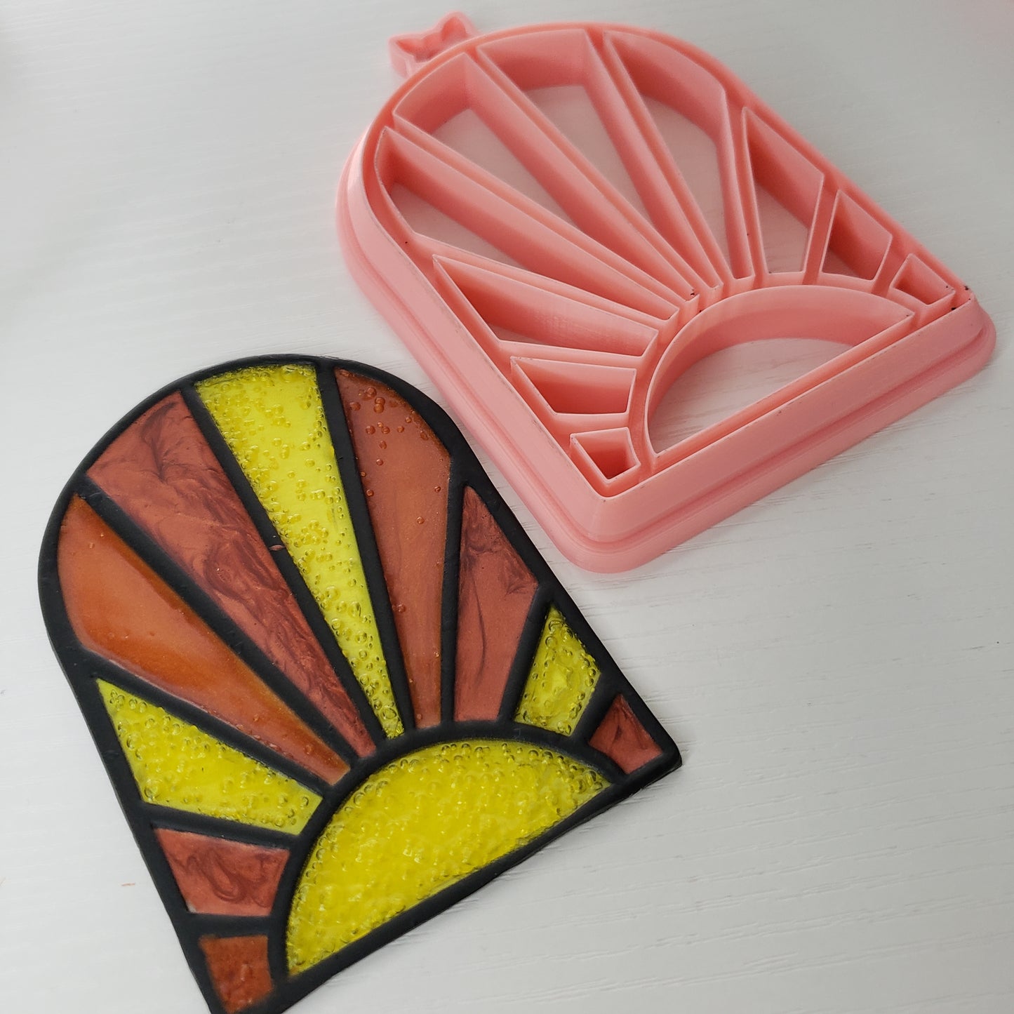 Boho Sun Window Cling Cutter Clay Cutter - STL AND 3MF Digital File Download **Commercial License Included**