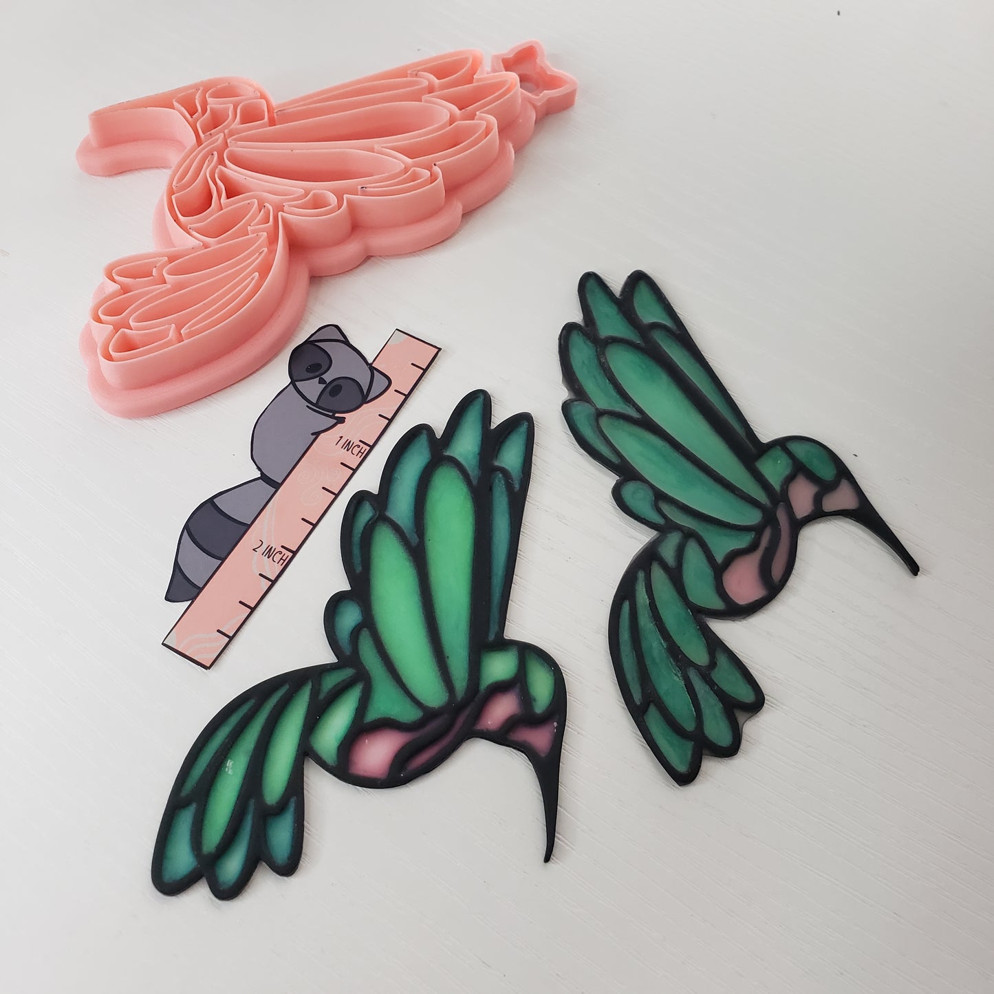 Hummingbird Window Cling Cutter Clay Cutter - STL AND 3MF Digital File Download **Commercial License Included**