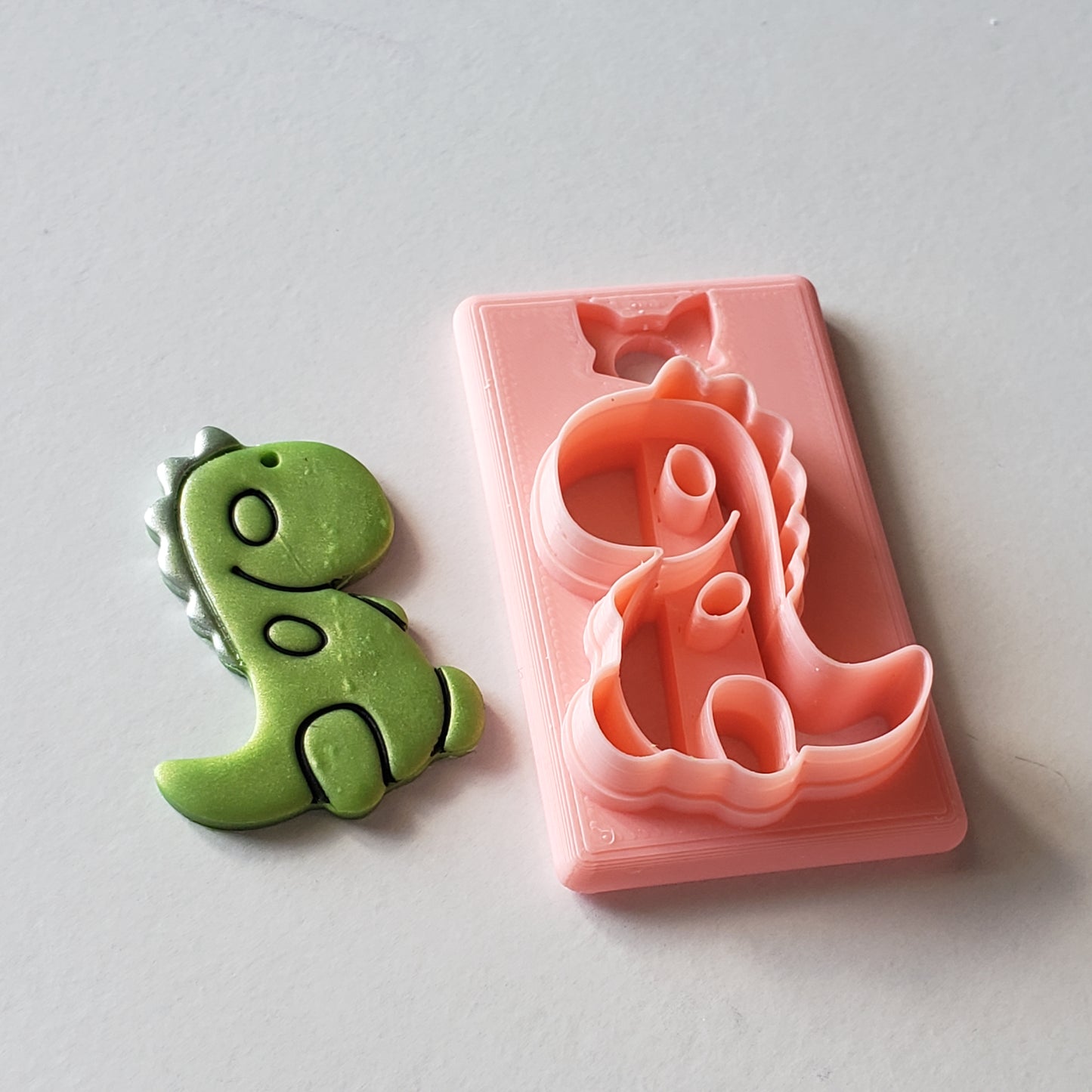 Cute Dino Trex Clay Cutter - STL AND 3MF Digital File Download **Commercial License Included**