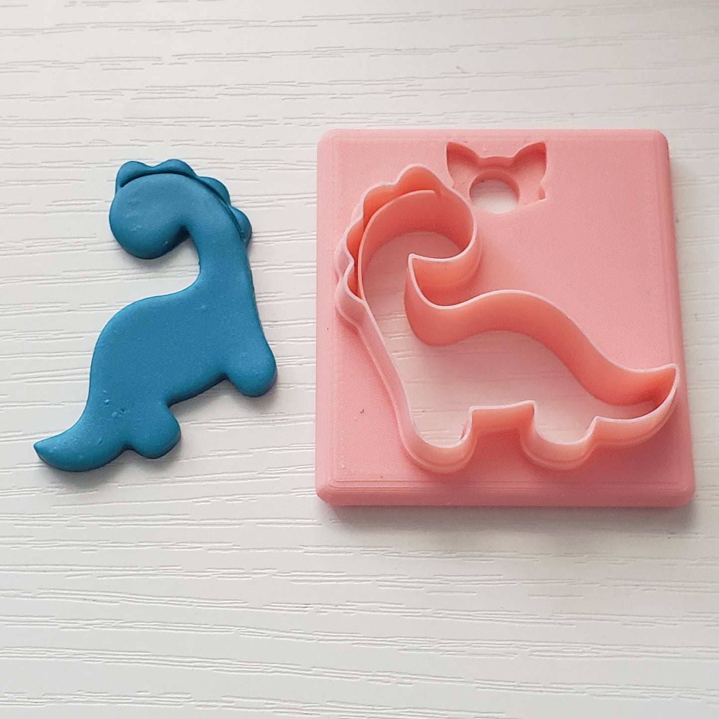 Cute Dino 1 Clay Cutter - STL AND 3MF Digital File Download **Commercial License Included**