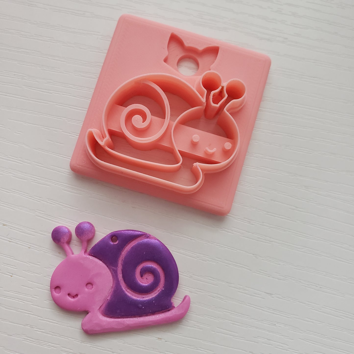 Snail Clay Cutter - STL AND 3MF Digital File Download **Commercial License Included**