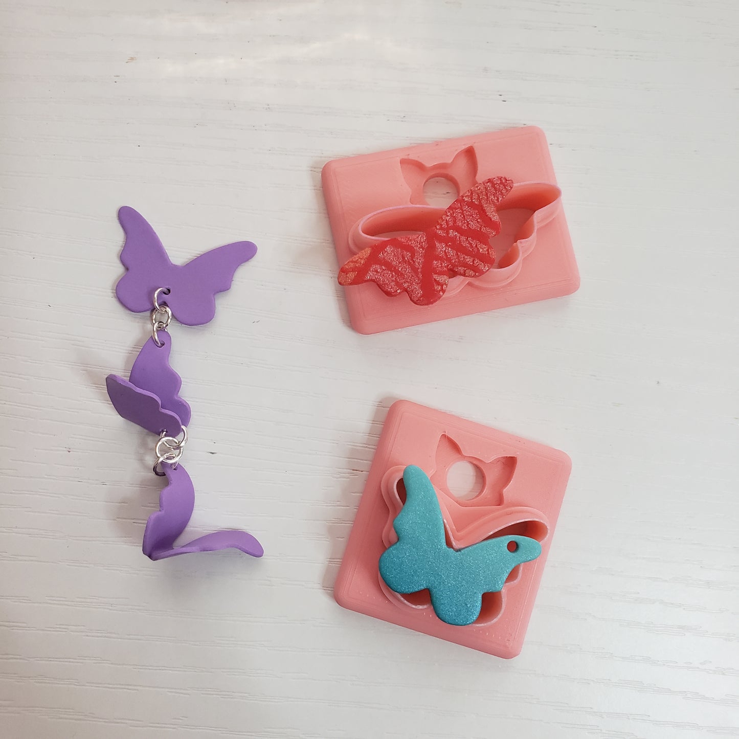 Tiny Butterflies Clay Cutter - STL AND 3MF Digital File Download **Commercial License Included**