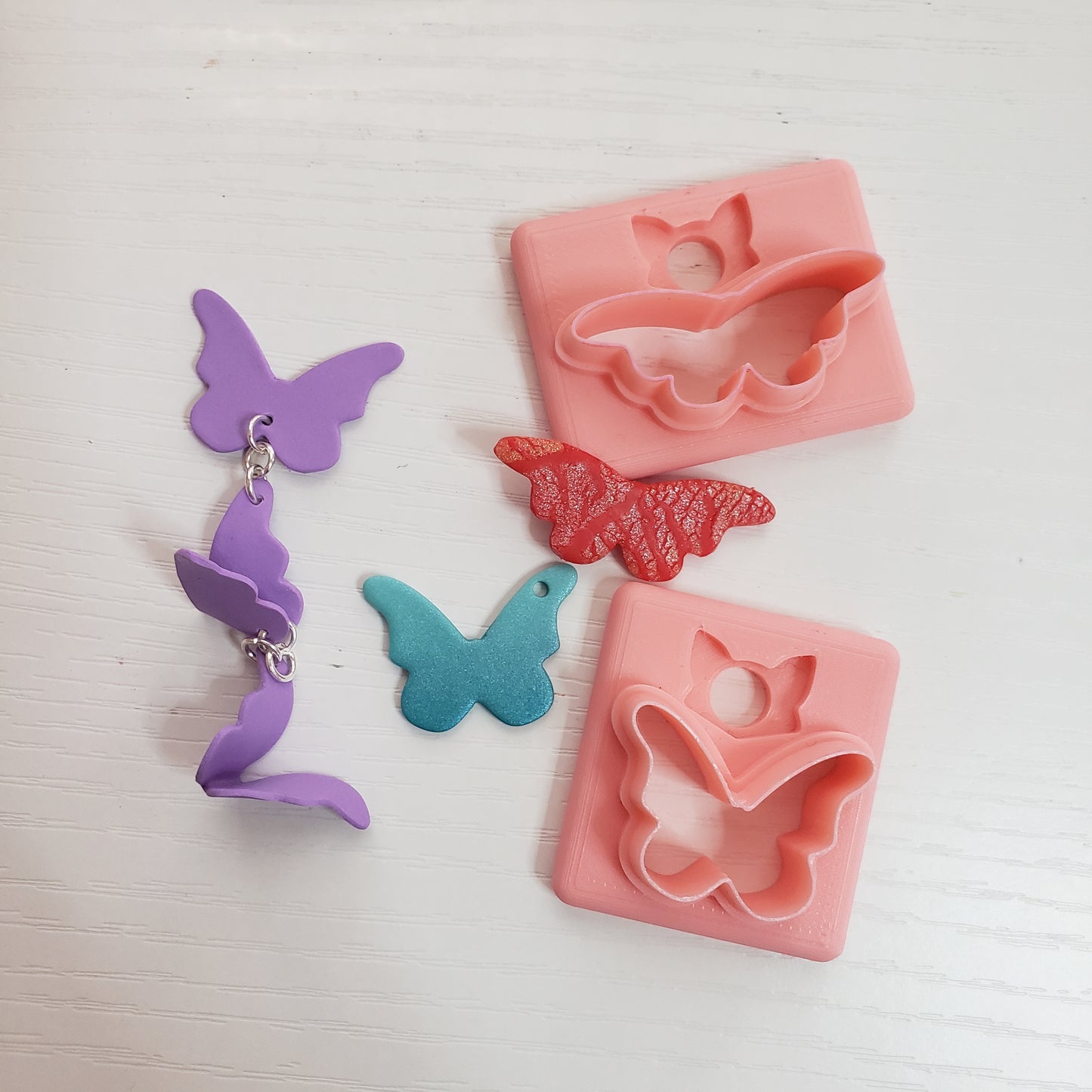 Tiny Butterflies Clay Cutter - STL AND 3MF Digital File Download **Commercial License Included**