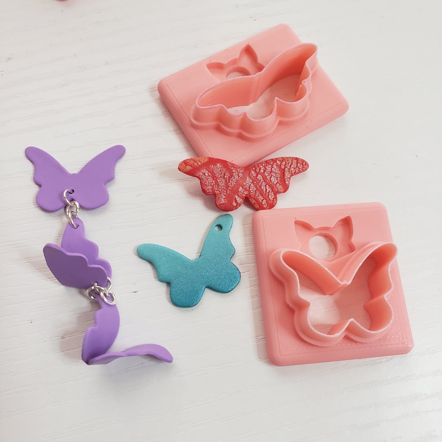 Tiny Butterflies Clay Cutter - STL AND 3MF Digital File Download **Commercial License Included**