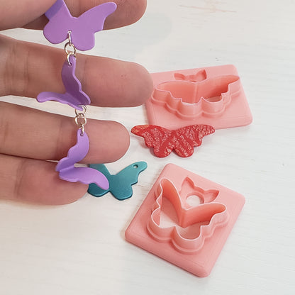 Tiny Butterflies Clay Cutter - STL AND 3MF Digital File Download **Commercial License Included**
