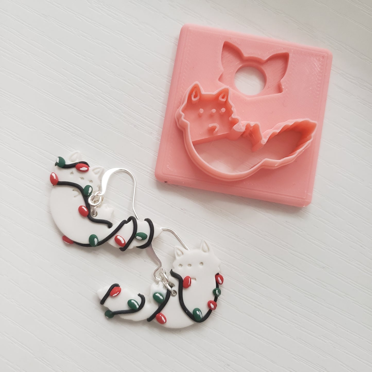 Playing Kitty Clay Cutter - STL AND 3MF Digital File Download **Commercial License Included**