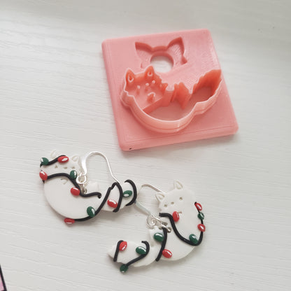 Playing Kitty Clay Cutter - STL AND 3MF Digital File Download **Commercial License Included**