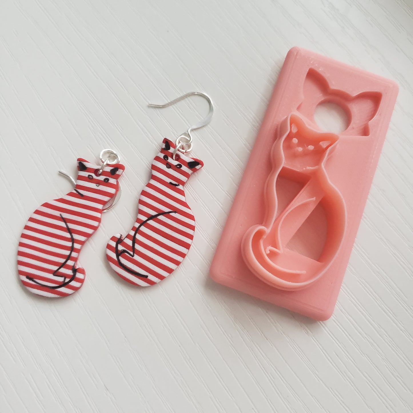 Sitting Cat Clay Cutter - STL AND 3MF Digital File Download **Commercial License Included**