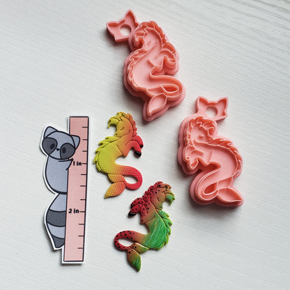 Fin Kelpie Clay Cutter - STL AND 3MF Digital File Download **Commercial License Included**