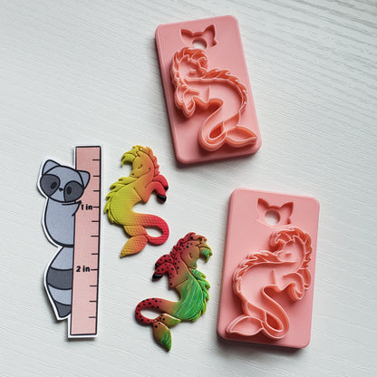 Fin Kelpie Clay Cutter - STL AND 3MF Digital File Download **Commercial License Included**