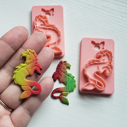 Fin Kelpie Clay Cutter - STL AND 3MF Digital File Download **Commercial License Included**