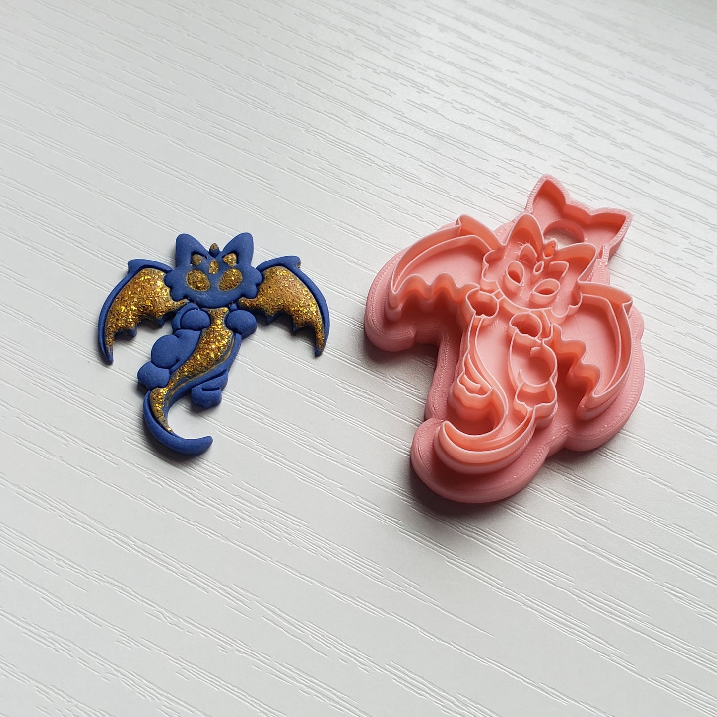 Front Facing Flying Dragon Clay Cutter - STL AND 3MF Digital File Download  **Commercial License Included**