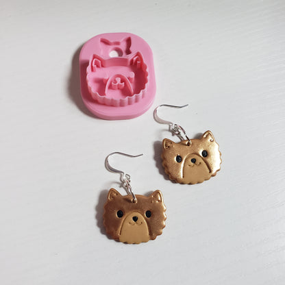 Fluffy Puffy Face Clay Cutter - STL AND 3MF Digital File Download **Commercial License Included**