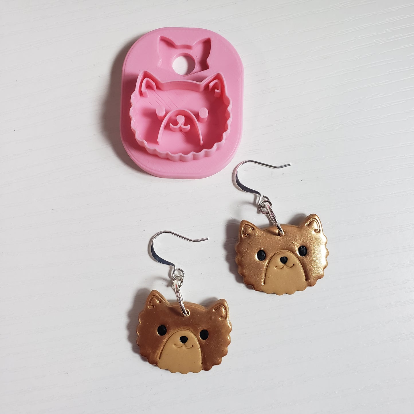 Fluffy Puffy Face Clay Cutter - STL AND 3MF Digital File Download **Commercial License Included**