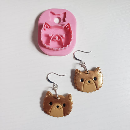 Fluffy Puffy Face Clay Cutter - STL AND 3MF Digital File Download **Commercial License Included**